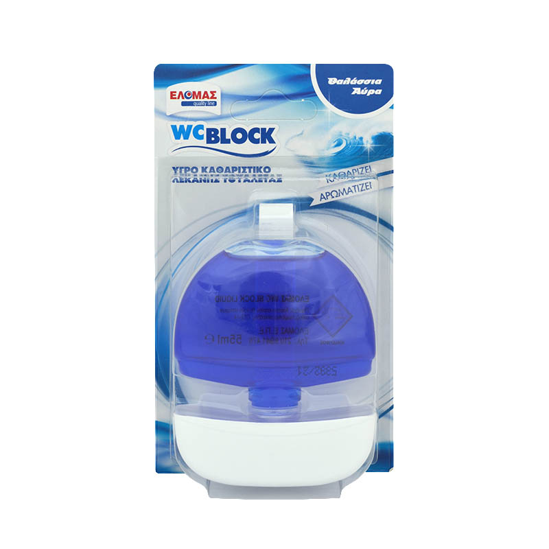ΕΛΟΜΑΣ Wc block υγρό Θαλάσσια αύρα 55ml