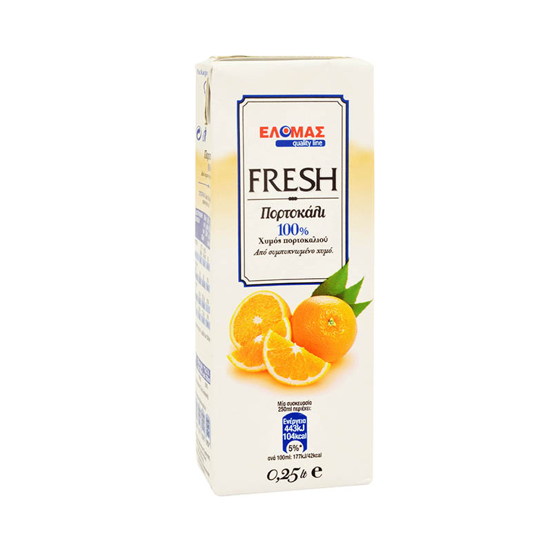 ΕΛΟΜΑΣ Χυμός πορτοκάλι 250ml